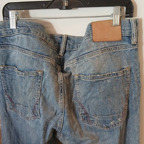 Distressed Blue Jeans - Picture 6 of 10